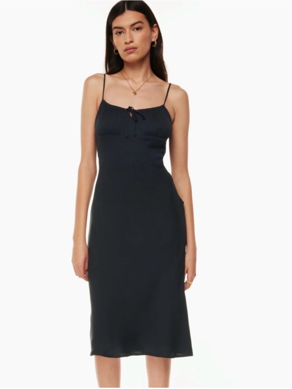 Wilfred Black Bellow Midi Dress